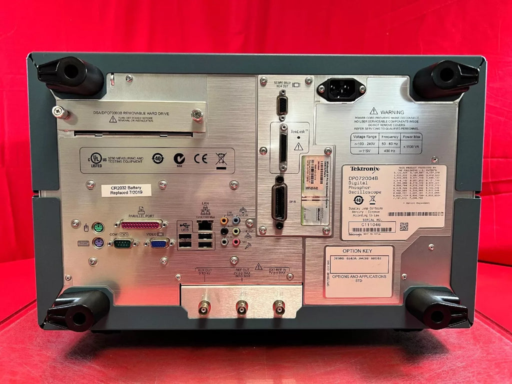 Tektronix DPO72004B 20 GHz Digital Phosphor Oscilloscope with 50 GS/s Sampling Rate - ZYYKZ Test Equipment