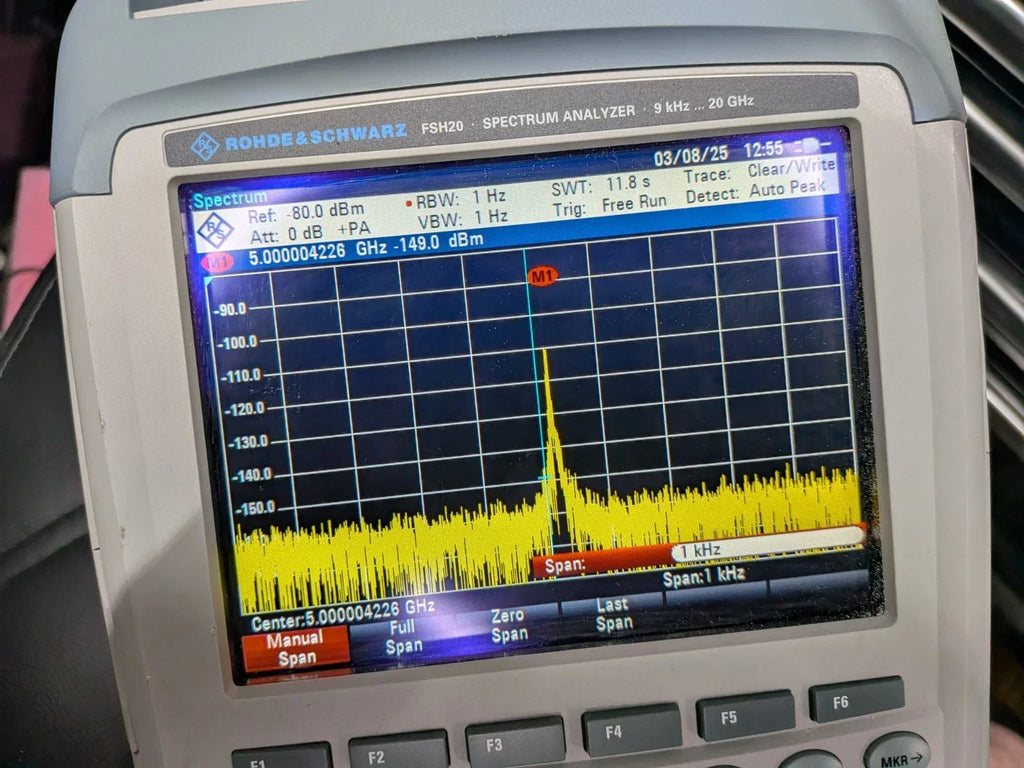 Rohde & Schwarz FSH20 K17 Handheld Spectrum Analyzer with Integrated Power Meter & Sensor - Calibrated - ZYYKZ Test Equipment