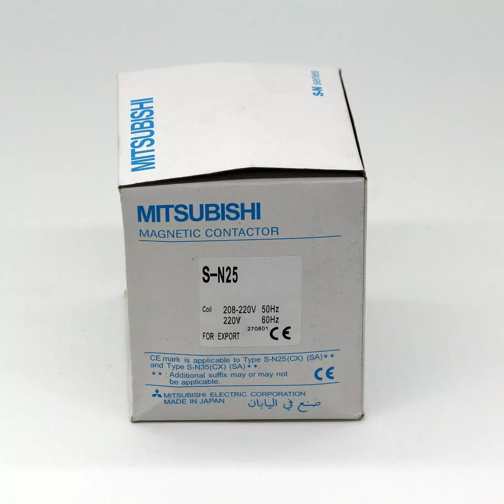 Mitsubishi S-N25 AC220V Magnetic Contactor - Reliable Industrial Switch - ZYYKZ Test Equipment