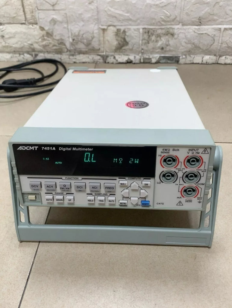 Advantest ADCMT 7451A Precision Digital Multimeter with High Accuracy - ZYYKZ Test Equipment