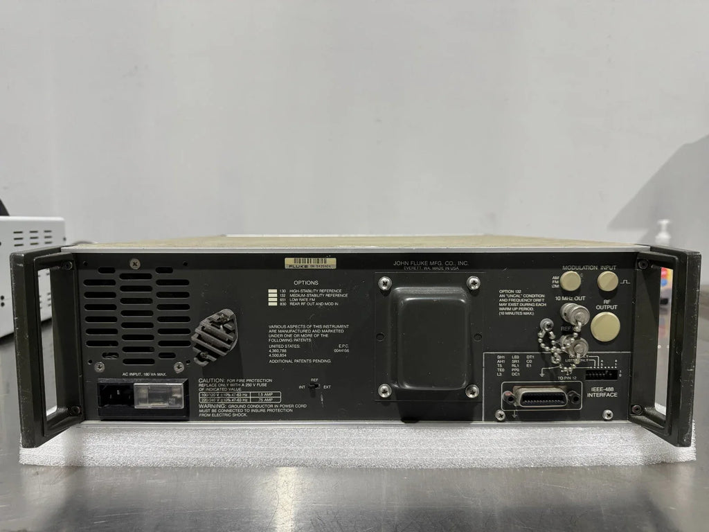 Fluke 6062A Synthesized RF Signal Generator, 10 MHz to 500 MHz - ZYYKZ Test Equipment
