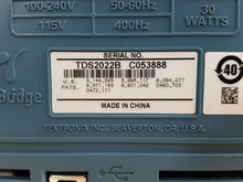 Load image into Gallery viewer, Tektronix TDS2022B 200MHz Two-Channel Digital Oscilloscope - ZYYKZ Test Equipment