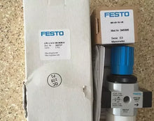 Load image into Gallery viewer, Festo LFR-1/4-D-5M-MINI-A Pneumatic Pressure Regulator, Compact Design - ZYYKZ Test Equipment