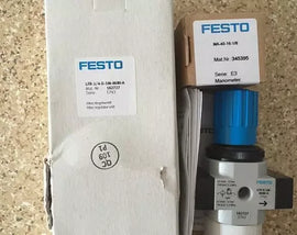 Festo LFR-1/4-D-5M-MINI-A Pneumatic Pressure Regulator, Compact Design - ZYYKZ Test Equipment