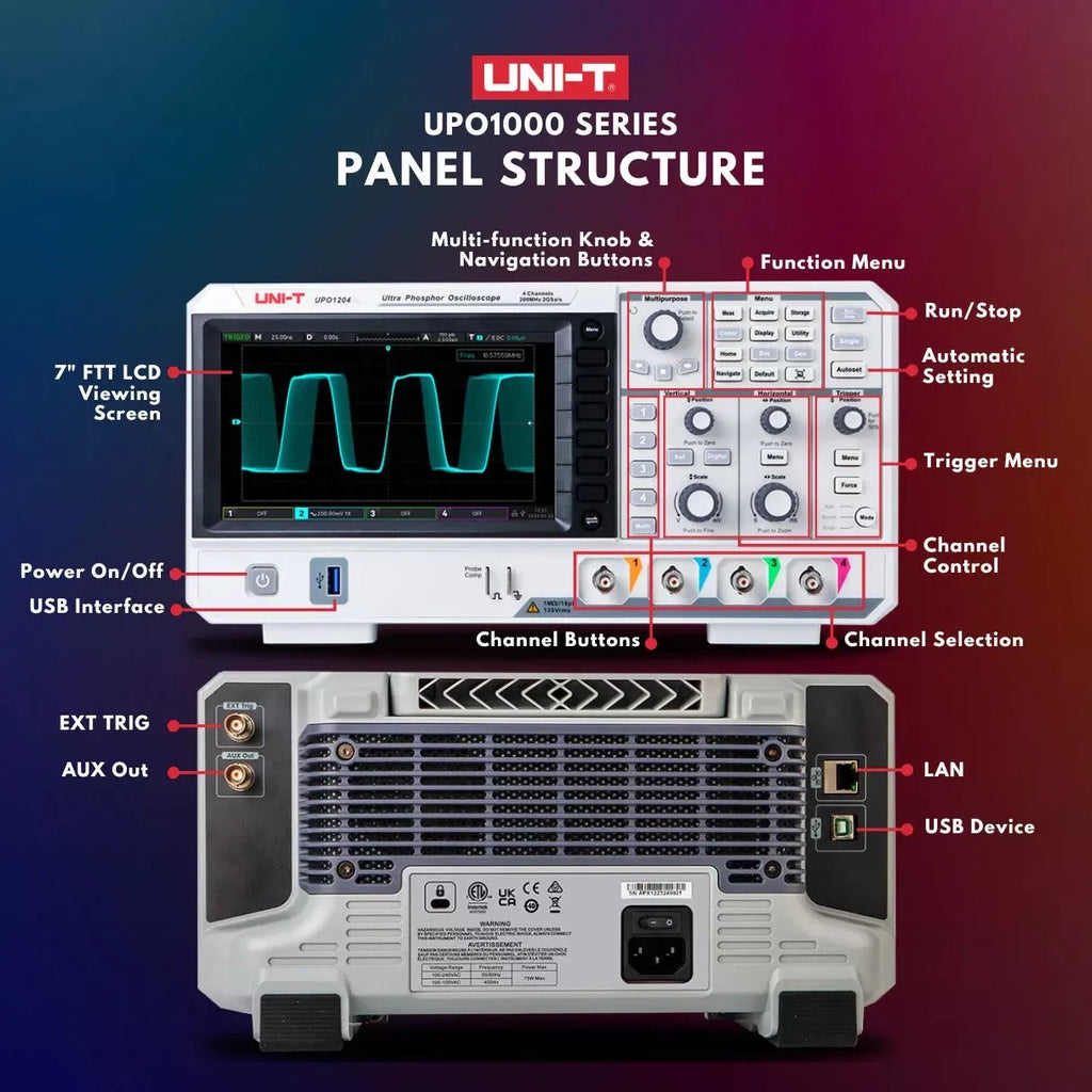 UNI-T UTS1015T 1.5GHz Advanced Spectrum Analyzer with Tracking Generator