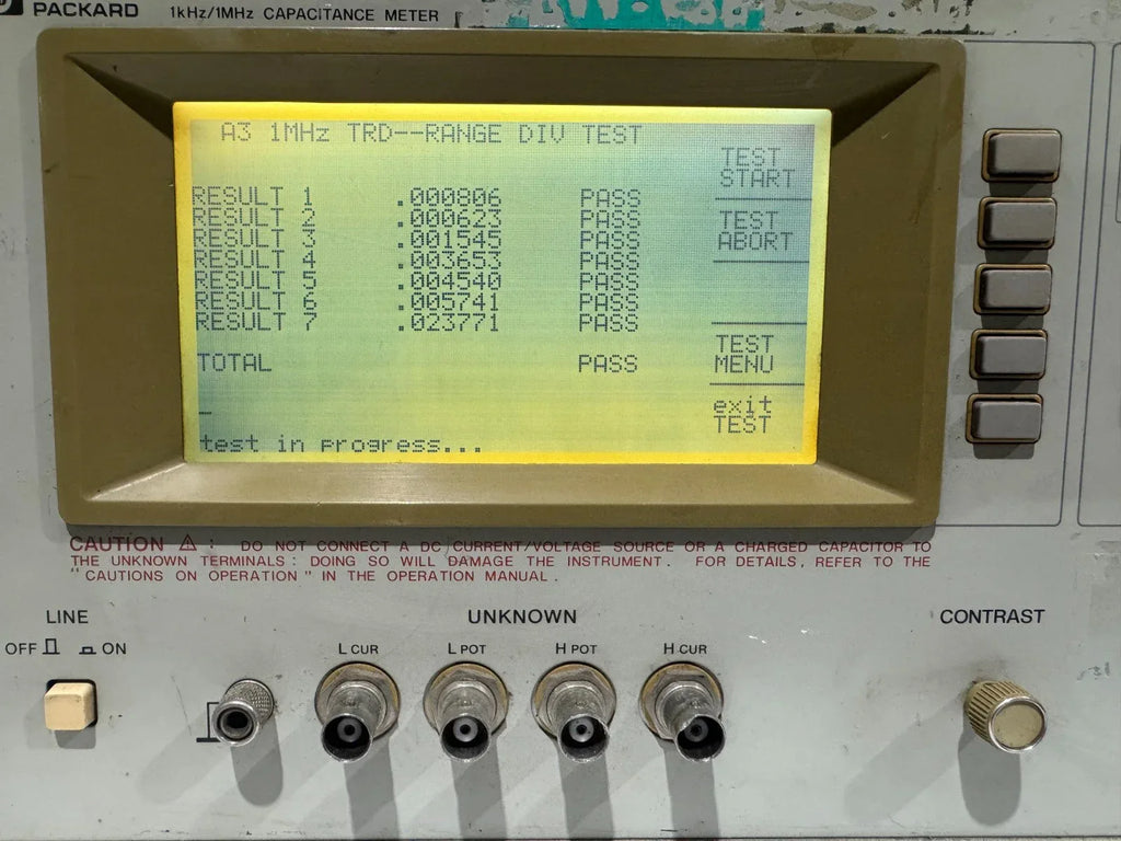 HP 4278A Precision Capacitance Meter 1 kHz to 1 MHz - ZYYKZ Test Equipment