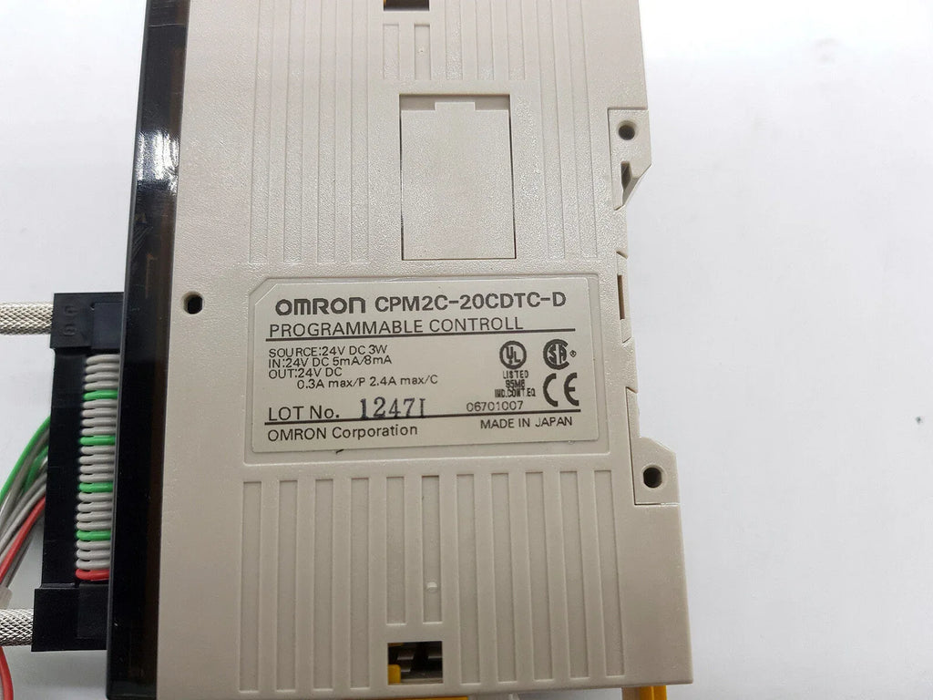 Omron CPM2C-20CDTC-D Programmable Logic Controller (PLC) - 20 I/O - ZYYKZ Test Equipment