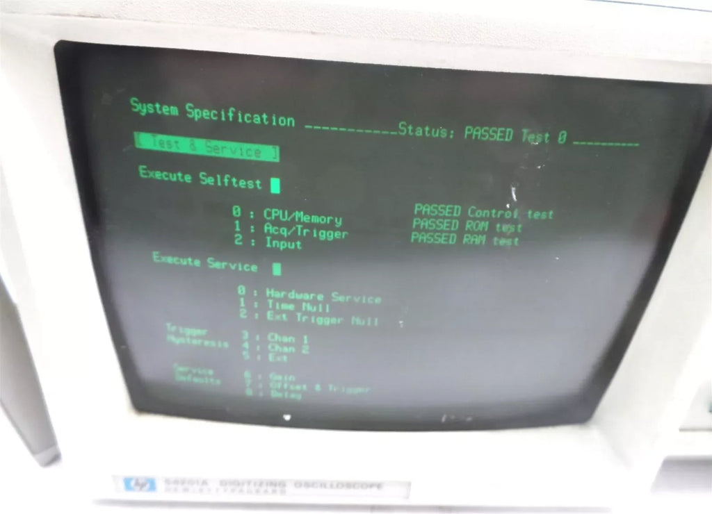 HP 54201A 100 MHz Digitizing Oscilloscope - ZYYKZ Test Equipment