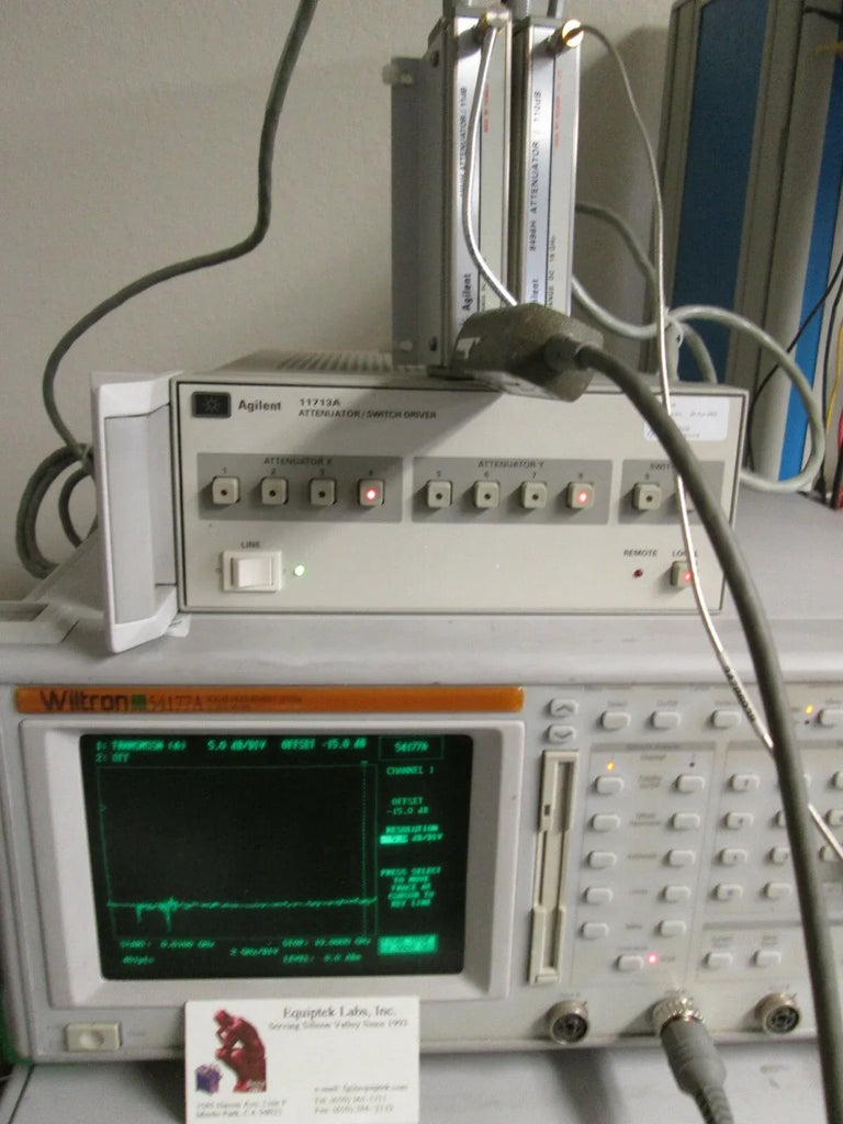 Programmable Step Attenuator 121dB 18GHz 1dB Step Size - ZYYKZ Test Equipment