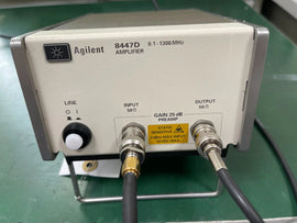 HP Agilent 8447D Low Noise Amplifier 0.1-1300 MHz - ZYYKZ Test Equipment