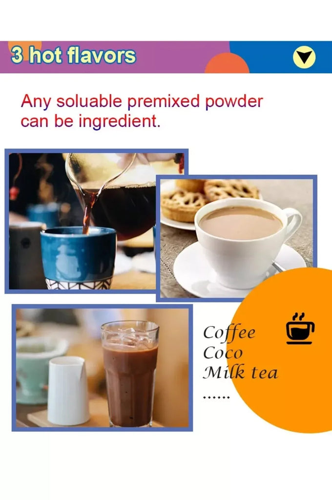 Automatic Commercial Coin-Operated Instant Tea & Coffee Machine - ZYYKZ Test Equipment