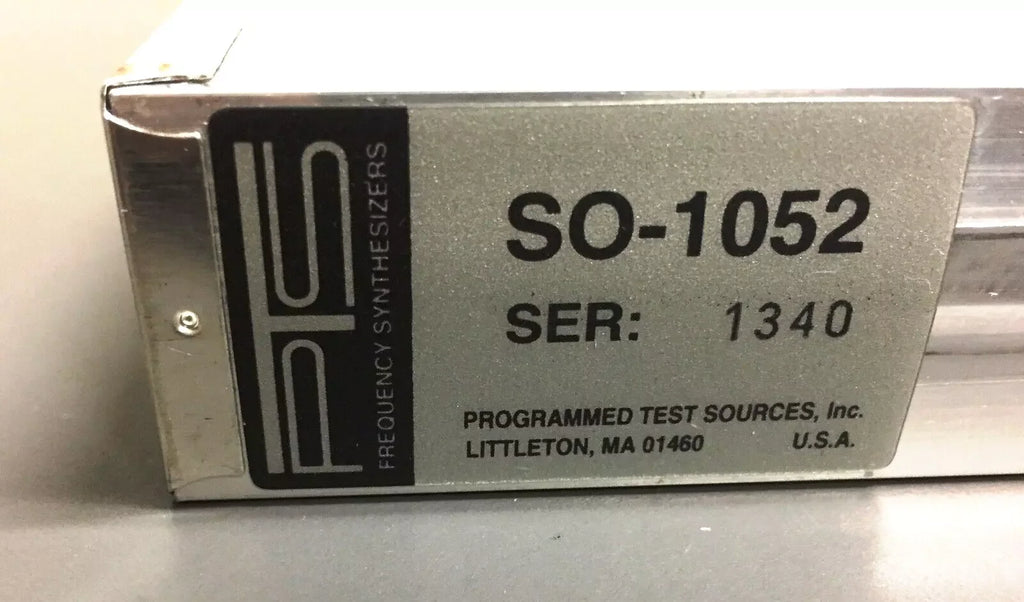 PTS SO-1052 Advanced Sensor Technology Module - ZYYKZ Test Equipment