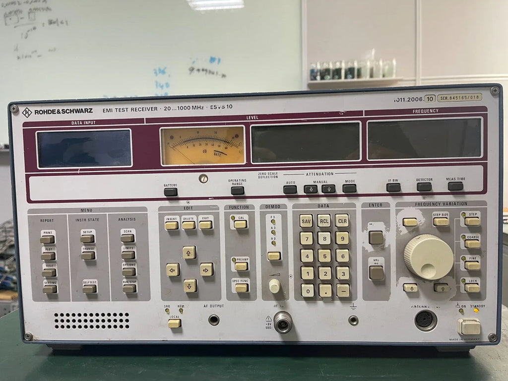 Rohde & Schwarz ESVS10 EMI Test Receiver 20 MHz to 1000 MHz - ZYYKZ Test Equipment