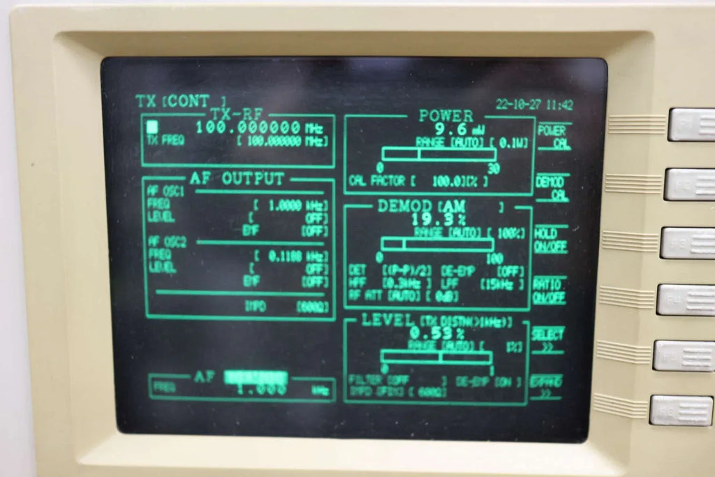 Anritsu MT2605B1 Radio Communication Tester 100 kHz–2 GHz - ZYYKZ Test Equipment