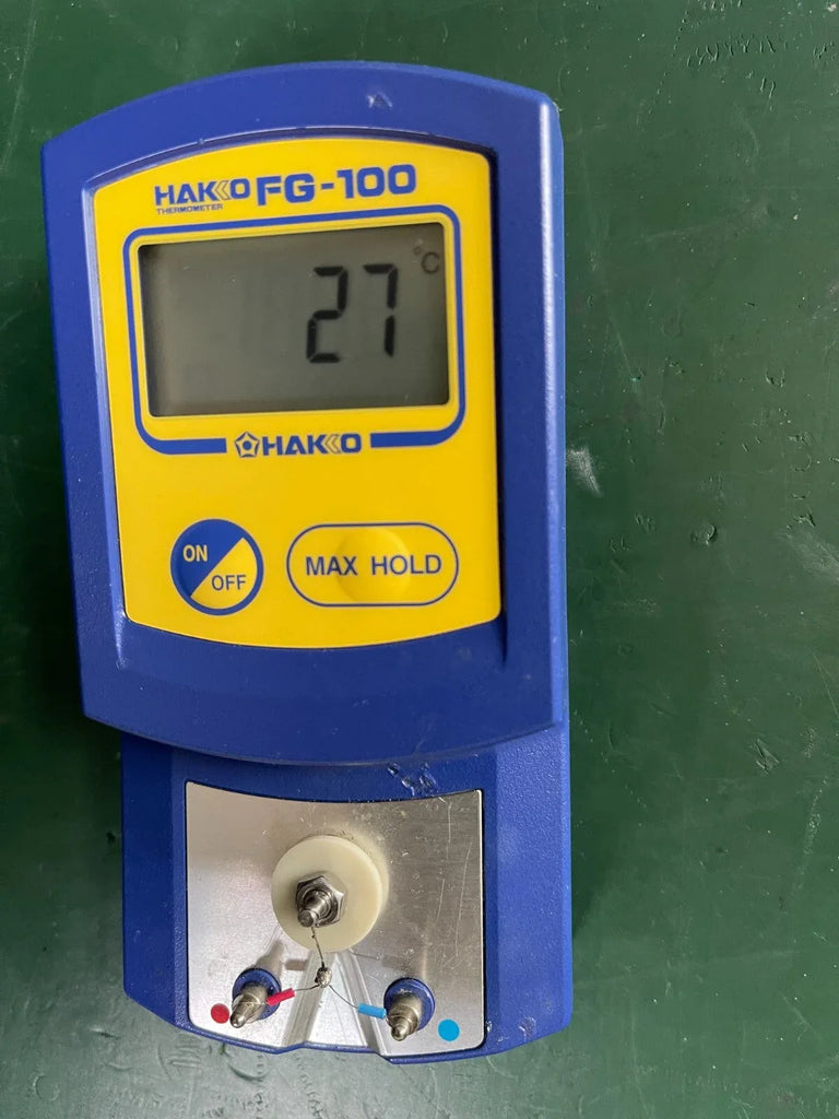 HAKKO FG-100 Digital Thermometer with Test Sensor Lead - ZYYKZ Test Equipment