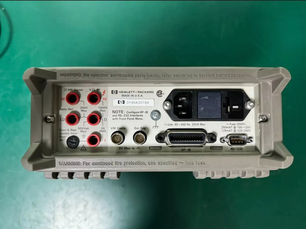 Agilent 34401A Digital Multimeter - 6½ Digit Precision, Tested & Certified