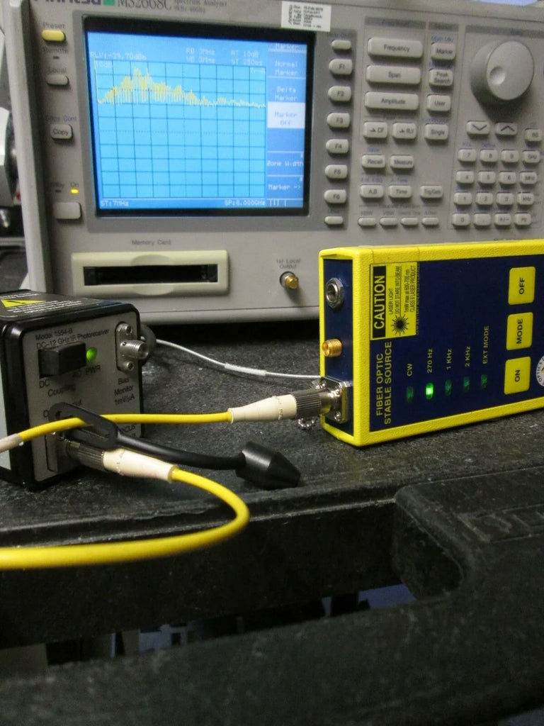 High-Speed Fiber-Optic Receiver 500-1630 nm 12 GHz FC Singlemode - ZYYKZ Test Equipment