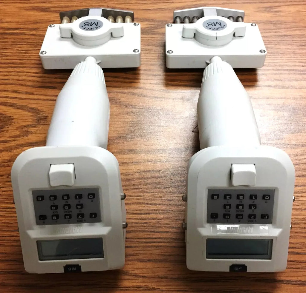 Rainin EDP M8 8-Channel Electronic Digital Pipette for Precision Liquid Handling - ZYYKZ Test Equipment