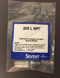 Silvent 209-L-NPT Full-Cone Air Spray Nozzle, 17 Nm³/h, 3.4 Nm Pressure - ZYYKZ Test Equipment