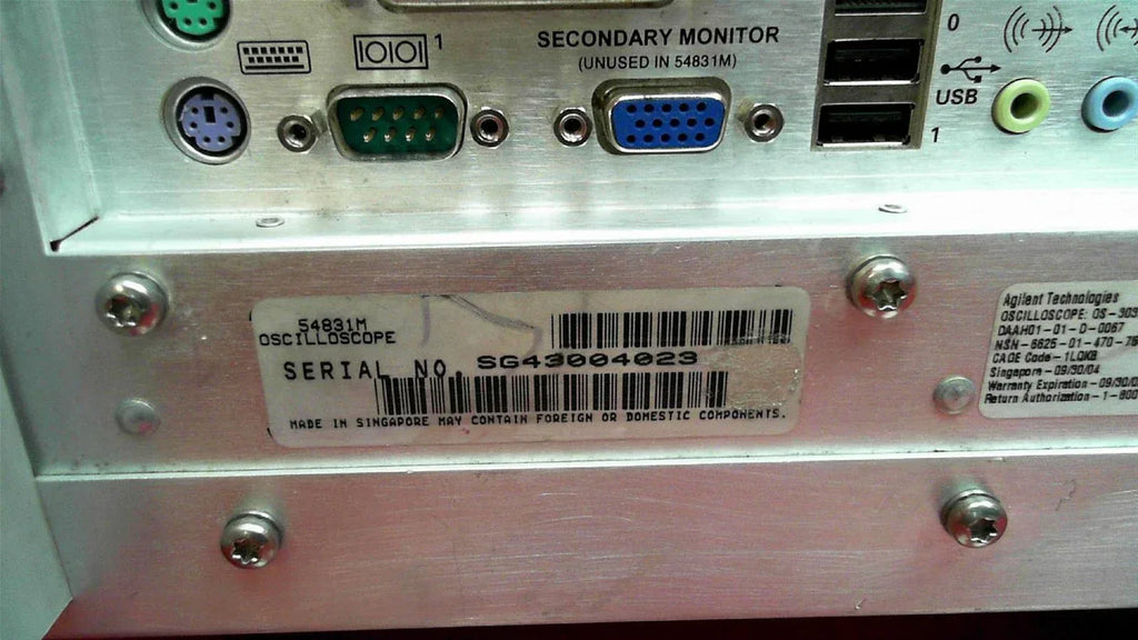 Agilent 54831M 600MHz Digital Storage Oscilloscope - ZYYKZ Test Equipment