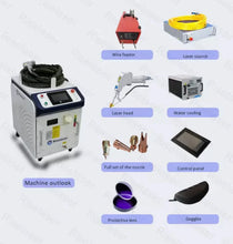 Load image into Gallery viewer, 3-in-1 1500W MAX Raycus Handheld Fiber Laser Welding, Cleaning &amp; Cutting Machine - ZYYKZ Test Equipment
