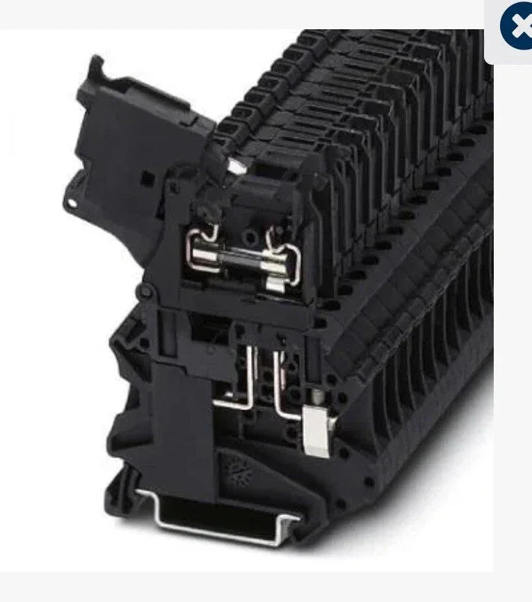 Phoenix Contact UT 4-HESI 6.2mm Wide DIN Rail Fuse Terminal Block - ZYYKZ Test Equipment