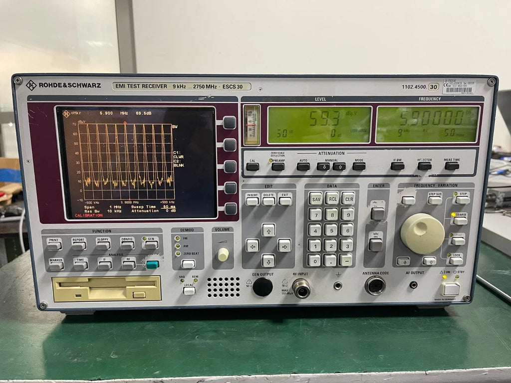 Rohde & Schwarz ESCS30 EMI Test Receiver 9 kHz to 2.75 GHz - ZYYKZ Test Equipment