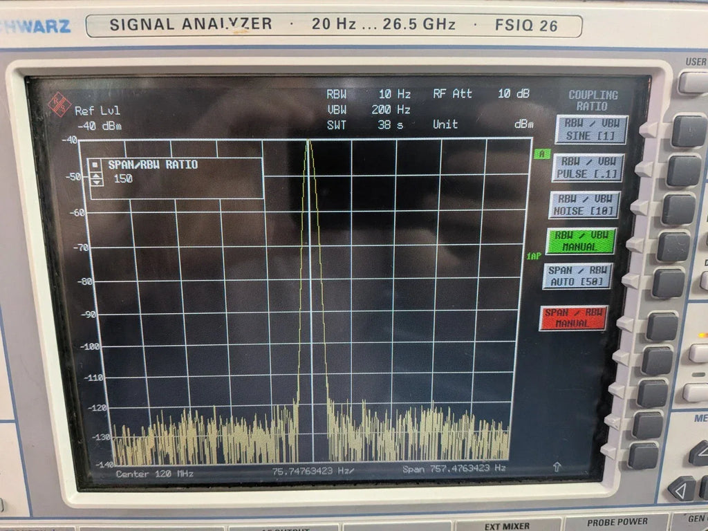 Rohde & Schwarz FSIQ26 Spectrum Analyzer 20 Hz–26.5 GHz with IQ External Mixers - ZYYKZ Test Equipment