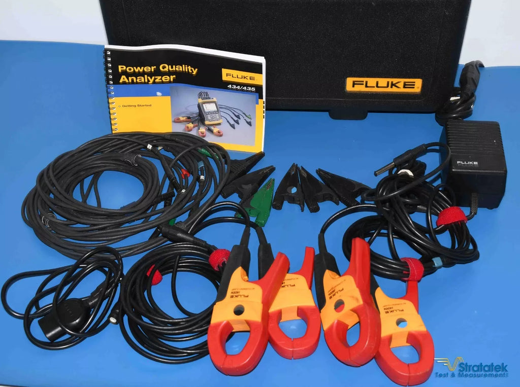 Fluke 435 Power Quality Analyzer with 400A i400 Current Probes - NIST Calibrated