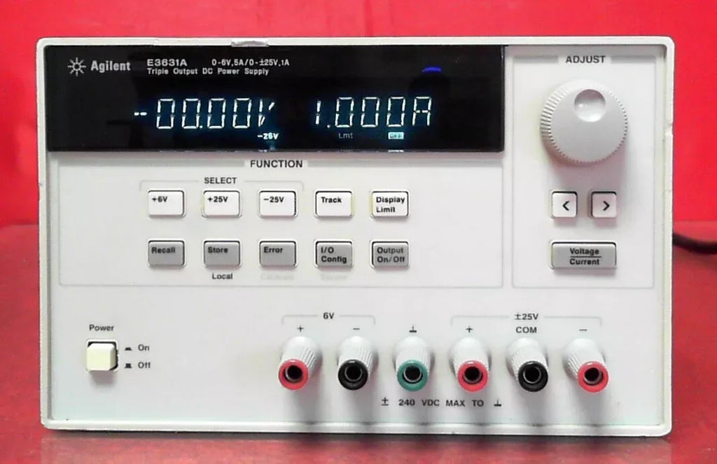 Agilent E3631A Triple Output DC Power Supply 80W 6V 5A - ZYYKZ Test Equipment