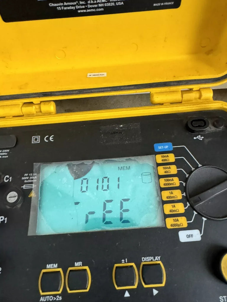 AEMC Instruments Model 6240 Micro-Ohmmeter 110-230V 50/60Hz 80VA - ZYYKZ Test Equipment