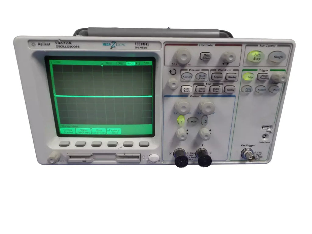 Agilent 54622A 100 MHz Dual-Channel Mega-Zoom Digital Oscilloscope - ZYYKZ Test Equipment