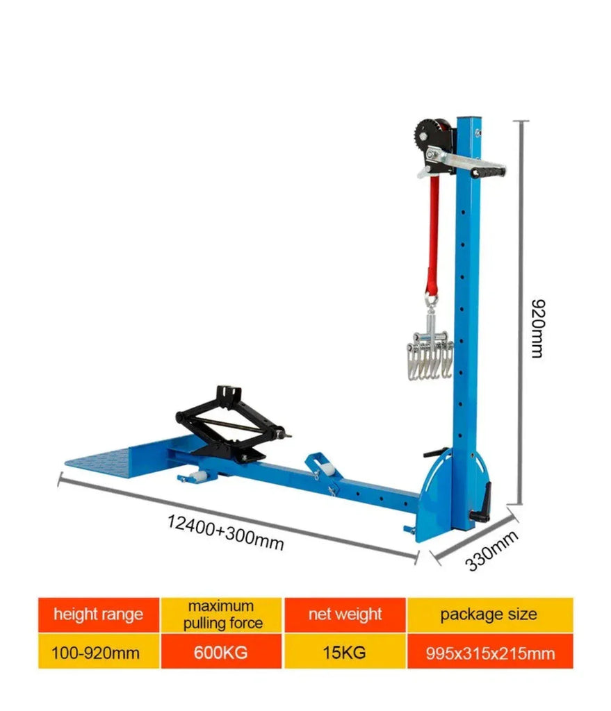 2023 OLYM 600kg Car Dent Puller - Heavy Duty Auto Body Repair Tool - ZYYKZ Test Equipment