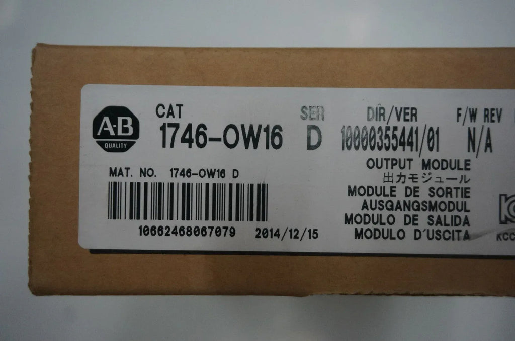 Allen-Bradley 1746-OW16 16-Point Digital Contact Output Module - ZYYKZ Test Equipment