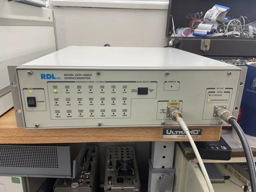 Aeroflex RDL DCR-14000A Downconverter 14 GHz Ultra Low Phase Noise - ZYYKZ Test Equipment