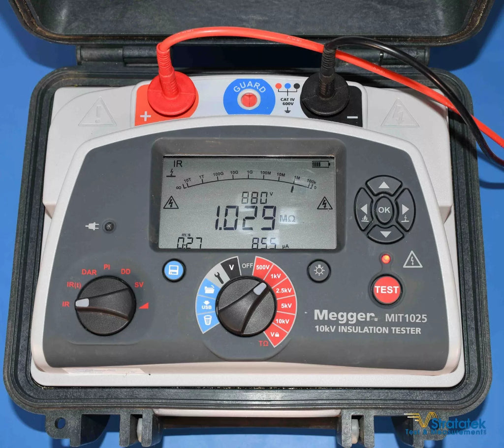 Megger MIT1025 10kV Insulation Resistance Tester - NIST Calibrated with Data