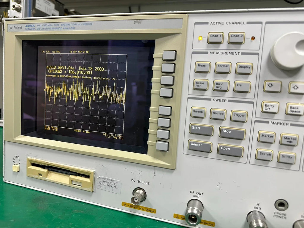 Agilent 4395A Network, Spectrum & Impedance Analyzer with Options 001/010/1D5/1D6 - ZYYKZ Test Equipment