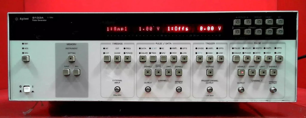 Agilent 8133A High-Speed Pulse Generator 33MHz to 3GHz - ZYYKZ Test Equipment