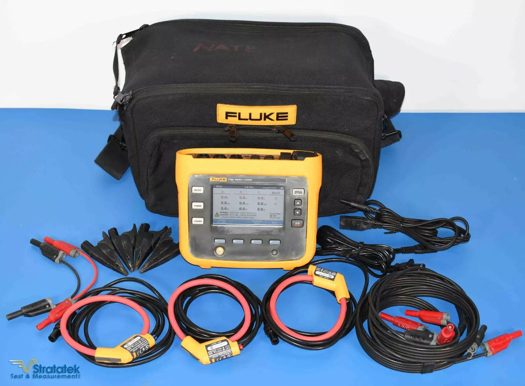Fluke 1730 3-Phase Electrical Energy Logger with 1500A CTs - PQA Calibrated