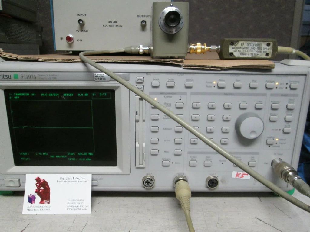 ENI 510L Wideband RF Power Amplifier 10 MHz - 510 MHz - ZYYKZ Test Equipment