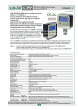 Load image into Gallery viewer, LR-Cal TLDMM 2.0 Precision Digital Reference Pressure Gauge ±0.05% Accuracy