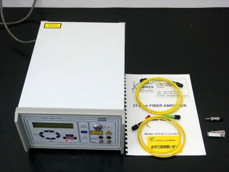 KEOPSYS 23dBm Optical Fiber Amplifier for High-Power Signal Boosting - ZYYKZ Test Equipment