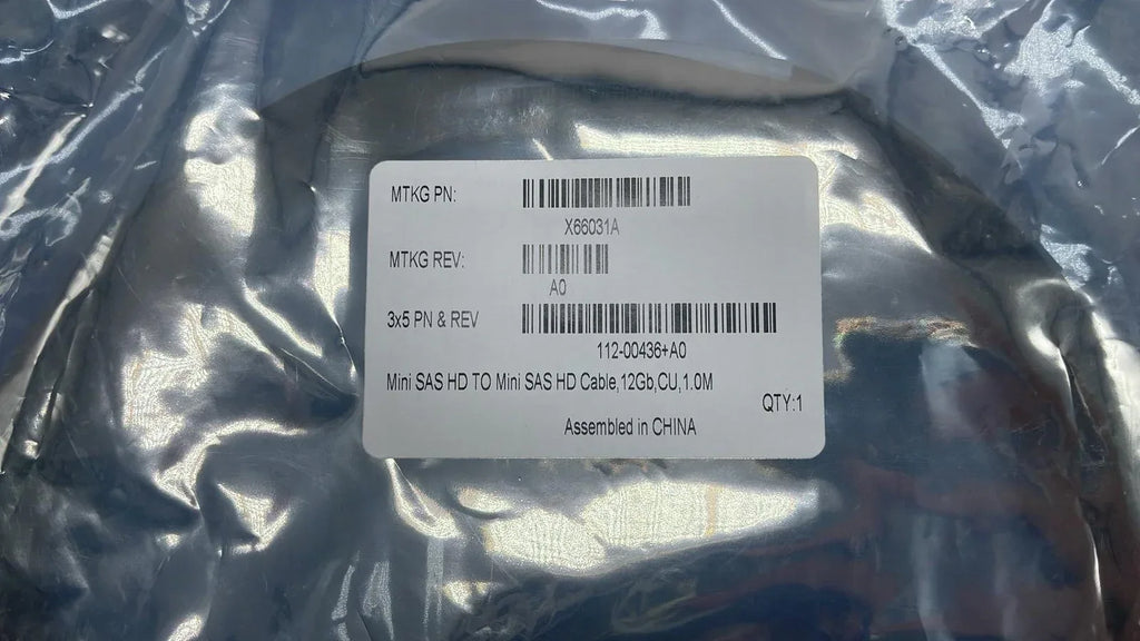 Molex Mini SAS HD High-Speed Data Cable - ZYYKZ Test Equipment