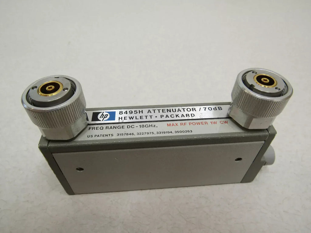 HP 8495H 70 dB Programmable Step Attenuator - ZYYKZ Test Equipment