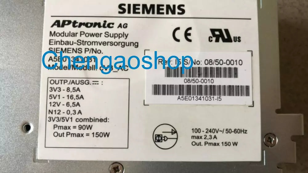 SIEMENS A5E01341031-I5 Industrial Component with 90 Days Warranty