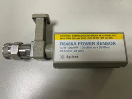 HP Agilent R8486A High-Frequency Power Sensor, -30 to +20 dBm, 26.5 to 40 GHz - ZYYKZ Test Equipment