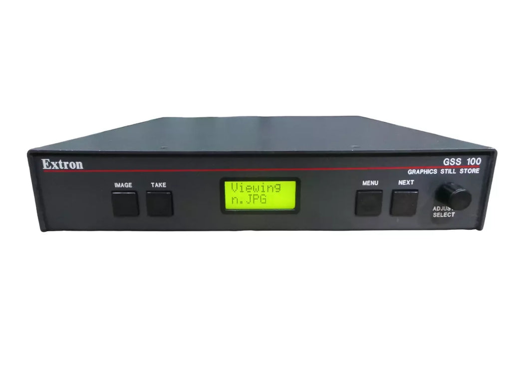 Extron GSS 100 Graphics Still Store - High-Performance Image Storage Solution - ZYYKZ Test Equipment