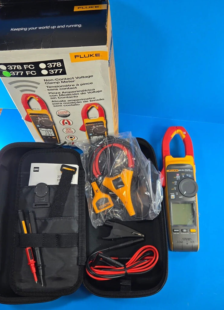 Fluke 377 FC True RMS Non-Contact Voltage Clamp Meter with iFlex - ZYYKZ Test Equipment