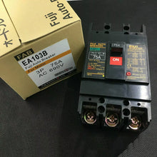 Load image into Gallery viewer, FUJI EA103B 3-Pole 75A Circuit Breaker - ZYYKZ Test Equipment