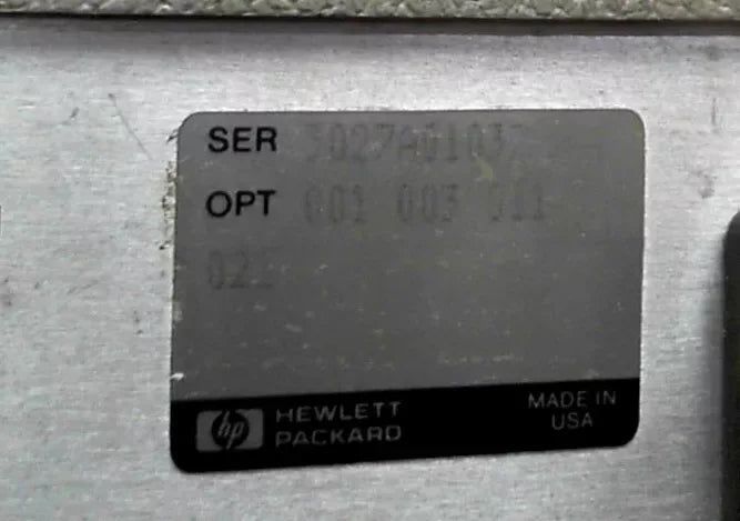 Agilent 8590B Portable Spectrum Analyzer 10 kHz - 1.8 GHz - ZYYKZ Test Equipment